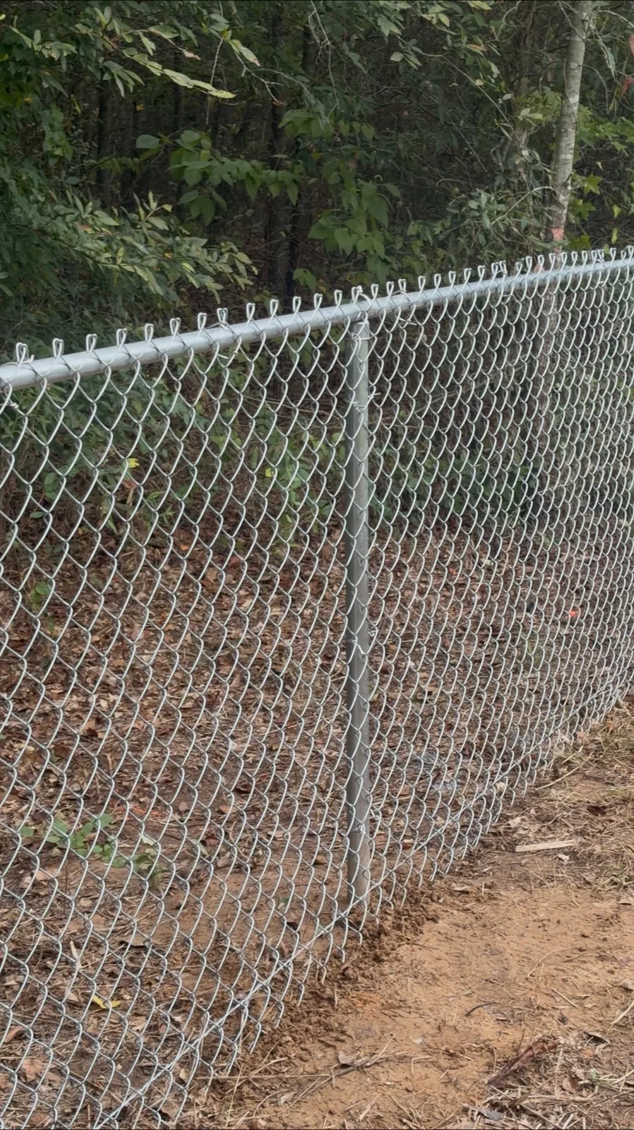 Chain-link fencing